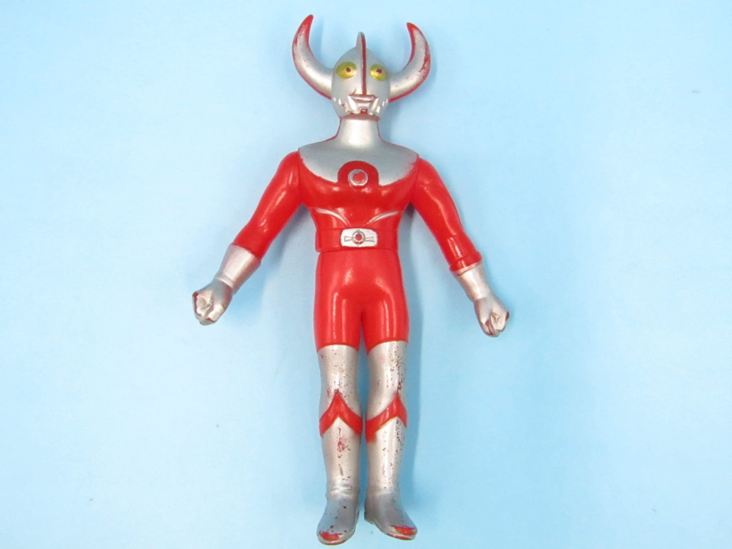 【中古】ウルトラマン　ウルトラの父　オールド　1988　ソフビ　約13cm　箱なし