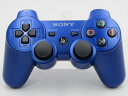 【中古】ワイヤレスコントローラ DUALSHOCK3 (タイタニウム・ブルー)　箱なし