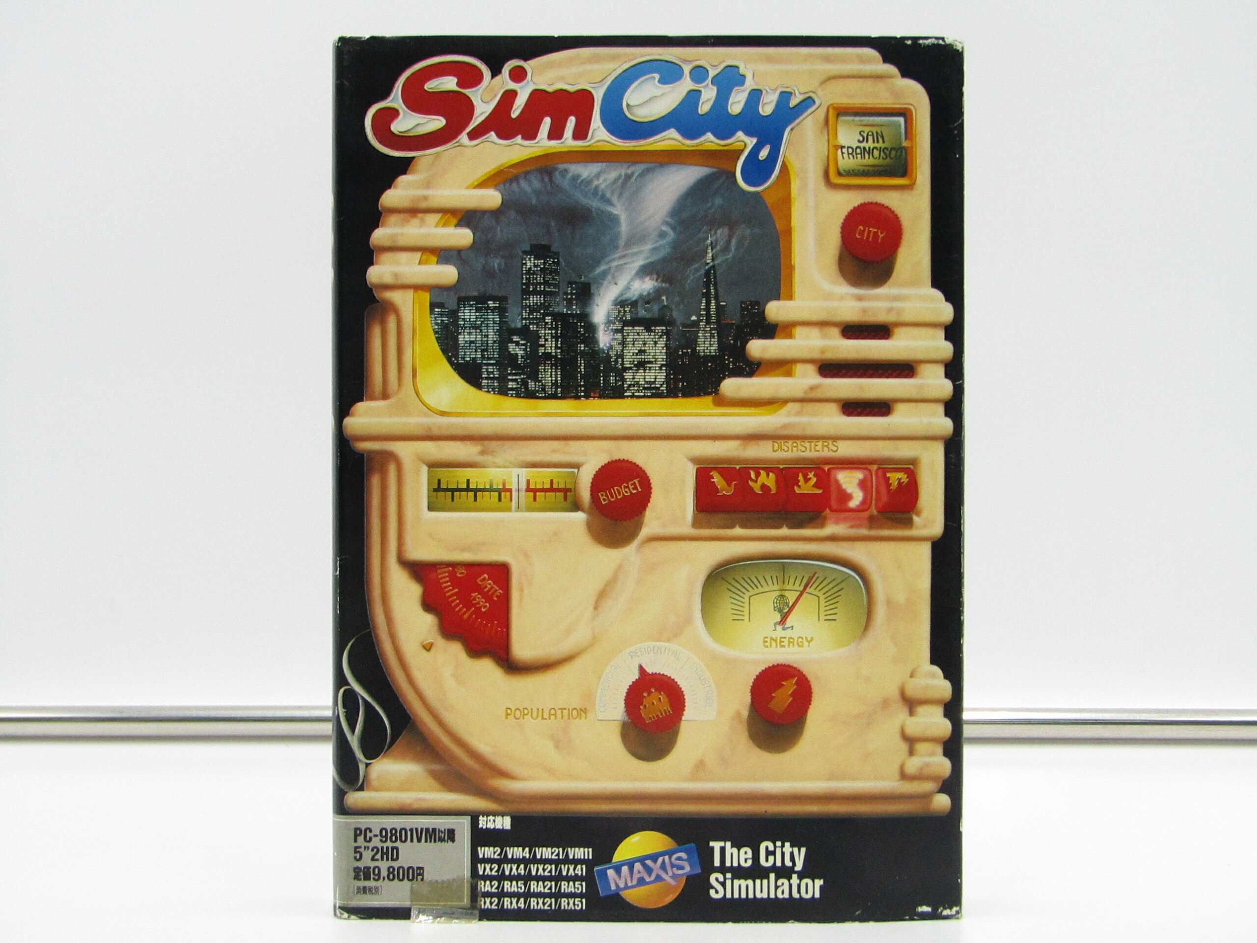 【中古】シムシティ Sim City [5インチ版] PC-9801 5インチソフト