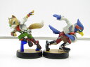 【中古】amiibo 大乱闘スマブラシリーズ 2種セット フォックス ファルコ 箱なし