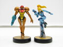 【中古】amiibo 大乱闘スマブラシリーズ 2種セット サムス ゼロスーツサムス 箱なし