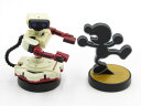 【中古】amiibo 大乱闘スマブラシリーズ 2種セット ロボット Mr.ゲーム&ウォッチ 箱なし 欠品あり