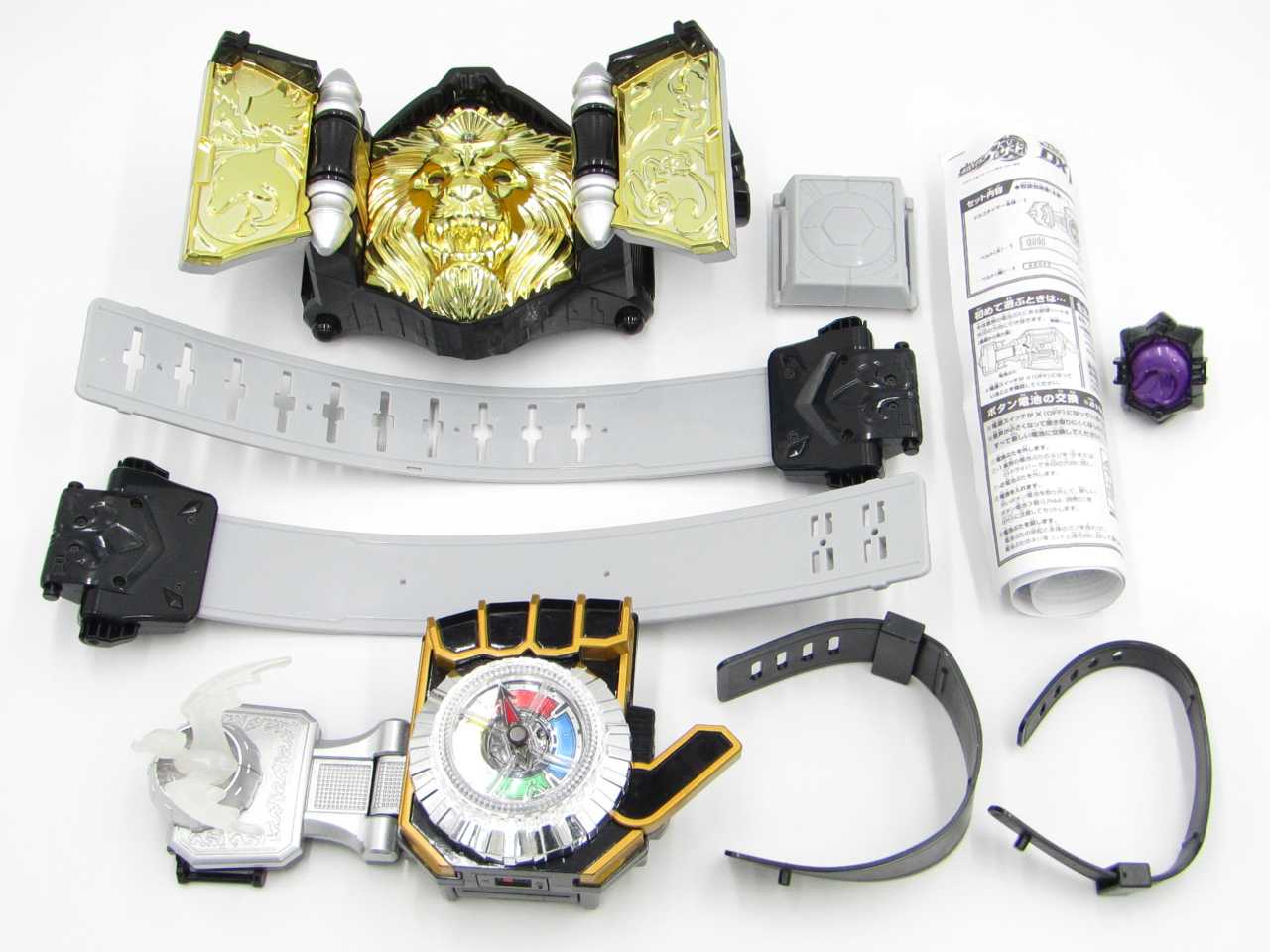 【中古】「仮面ライダーウィザード」 おもちゃ 2点セット DXビーストドライバー DXドラゴタイマー　箱なし　欠品あり　電池ボックス端子サビあり