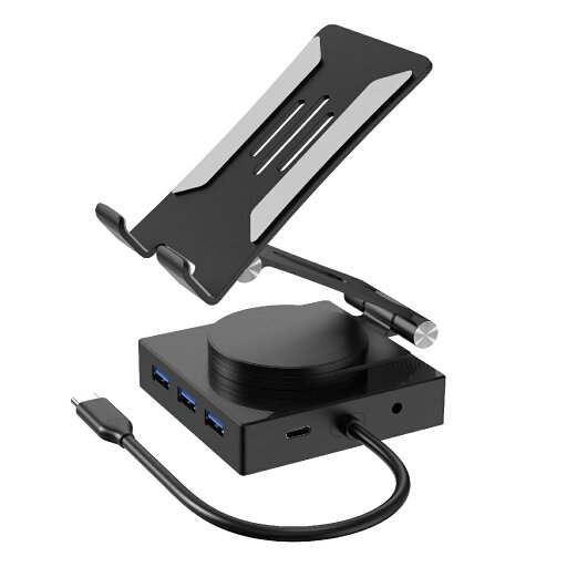 Lazos 10in1 スタンド型USB Type-C ドッキングステーション L-CH10-S Lazos 10in1 スタンド型USB Type-C ドッキングステーション L-CH10-S