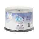 【記録メディア】 Lasoz BD-R 録画用 25GB 1-6倍速 ホワイトワイド印刷対応 【500枚(50枚×10スピンドルケース】 (L-B50P 10個...
