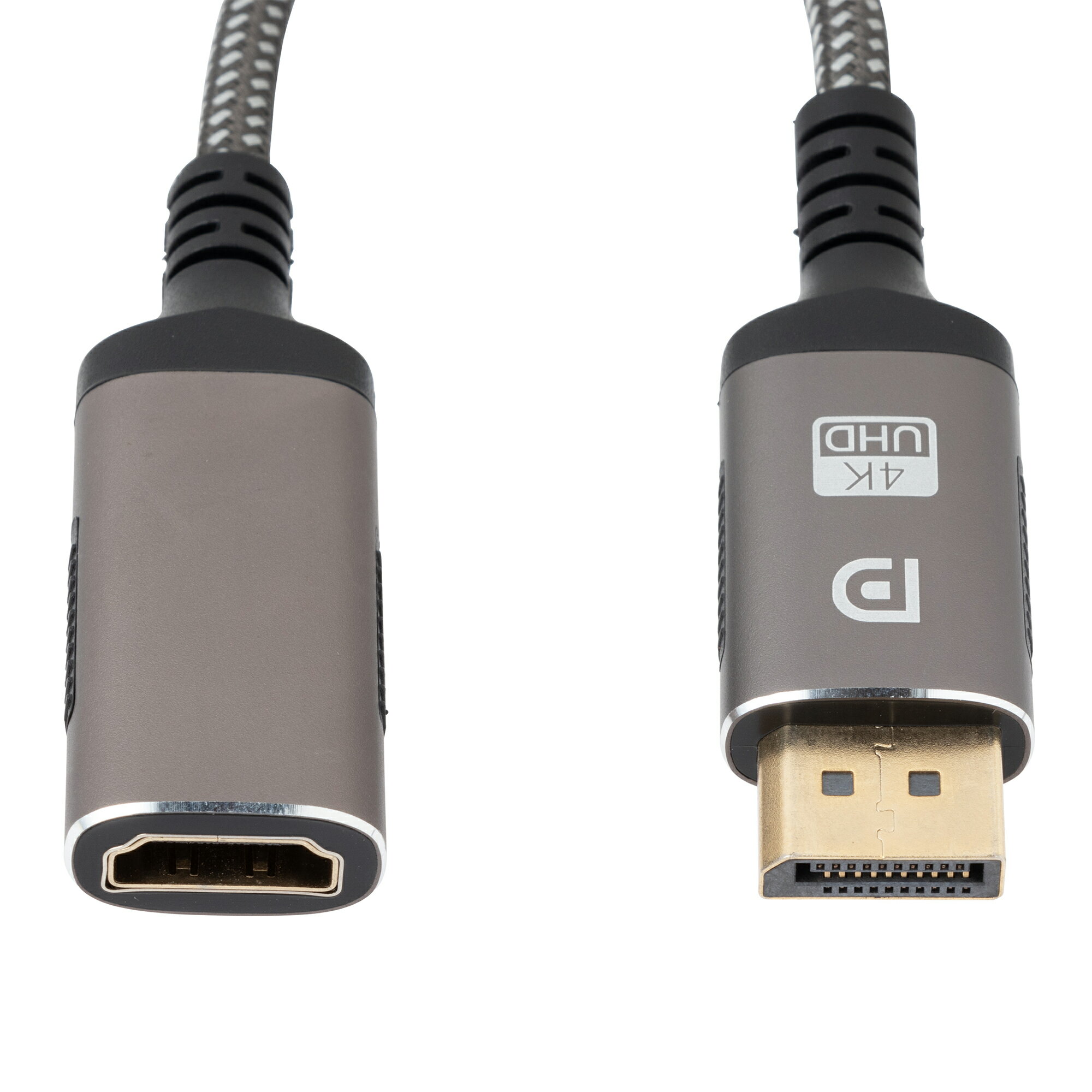 乐天商城 - Lazos L-AHD10 L-AHD30 DisplayPortオス HDMIメス 変換アダプター 10cm 30cm 変換 DisplayPort displayport HDMI hdmi ポート port ディスプレイ 4K 4K対応 4k プレゼン セミナー モニター