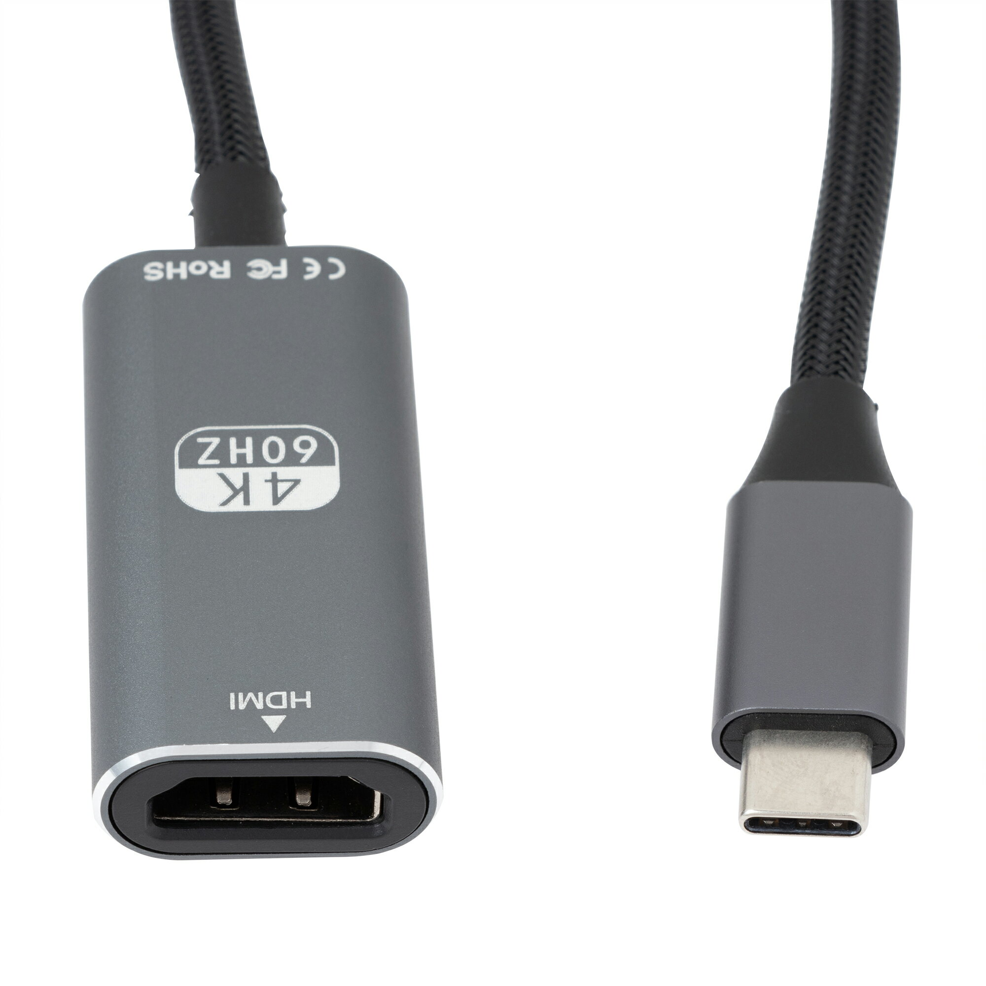 Lazos L-CTH1 TypeCtoHDMI 変換アダプター 変換 TypeC HDMI 映像 画面 会議 プレゼン 4K 3D対応 高速接続 HDMIメス スマホ パソコン タブレット