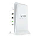 Lazos タワー式急速充電器PD1+USB4 ホワイト省スペース 5台同時充電可能 L-PD1U4-W