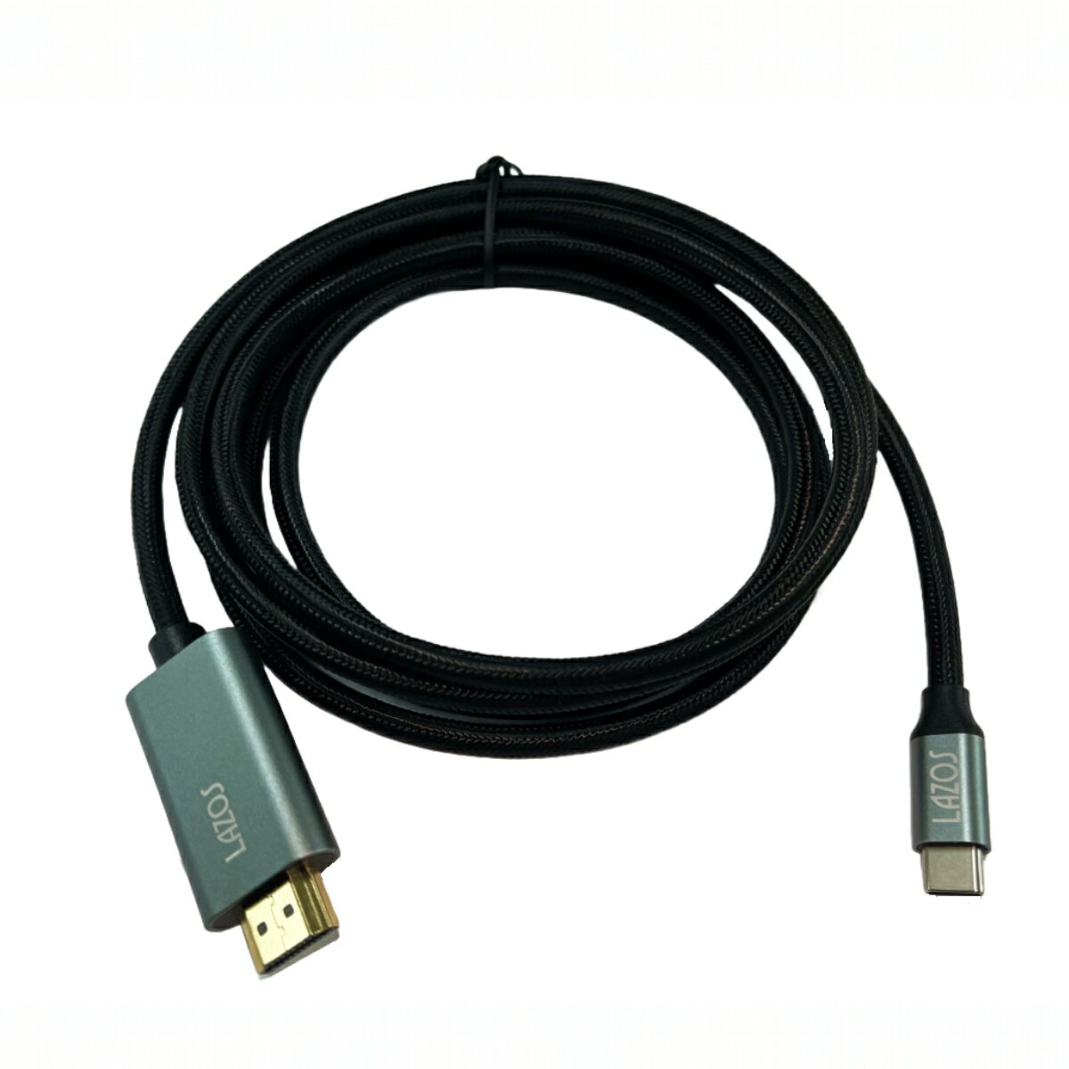 乐天商城 - Lazos Type C to HDMI ケーブル　2m　 L-CH-1 パソコン タブレット　らそす　ラソス