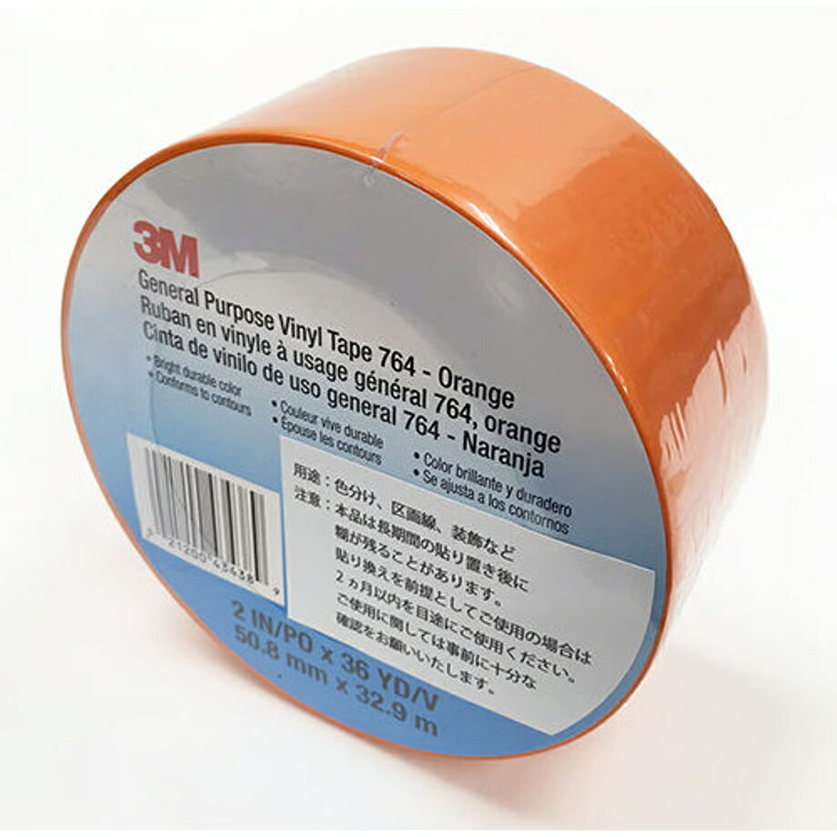樂天商城 - 3M　プラスチックフィルムテープ　764 ORA　50.8mm×32.9m