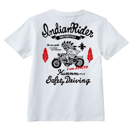 【Indian Rider】　名入れTシャツ