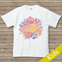 出産祝い 名入れ Tシャツ 名前入りtシャツ 【flower 】お誕生祝い プレゼント 内祝い 男の子 女の子 ギフト 名前入りTシャツ