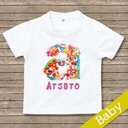 出産祝い 名入れ Tシャツ 名前入りtシャツ　 【candy 】お誕生祝い プレゼント 内祝い 男の子 女の子 ギフト 名前入りTシャツ