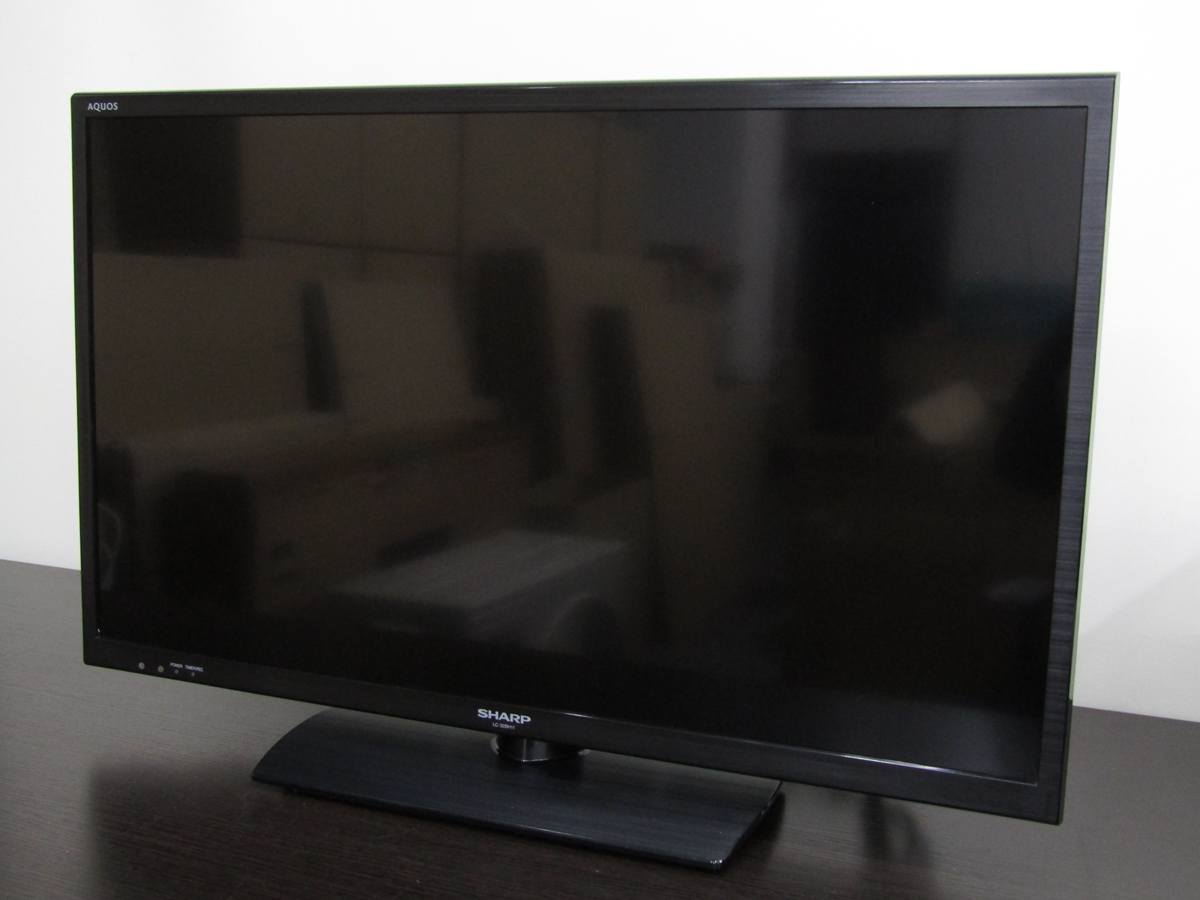 送料無料 中古 SHARP 32V型 ハイビジョン 液晶テレビ AQUOS LC-32BH11 2015年製 ケーブルおまけ付き 当社90日保証付き 純正リモコン付き 外付けHDD録画 ブラック