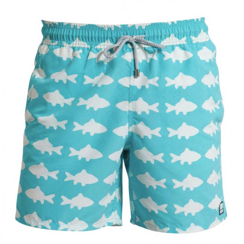 Tom & Teddy Fish Blue & White フィッシュ・ブルー＆ホワイト トム & テディー メンズ サイズ オーストラリアンスイムウェア 水着 男性用 サーフパンツ ハーフパンツ 海水浴 プール 海パン 生活用品