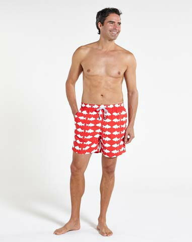 Tom & Teddy Fish Red & White フィッシュ・レッド&ホワイト トム & テディー メンズ サイズ オーストラリアンスイムウェア 水着 男性用 サーフパンツ ハーフパンツ 海水浴 プール 海パン 生活用品 Tom & Teddy Fish Red & White フィッシュ・レッド&ホワイト トム & テディー メンズ サイズ オーストラリアンスイムウェア 水着 男性用 サーフパンツ ハーフパンツ 海水浴 プール 海パン 生活用品