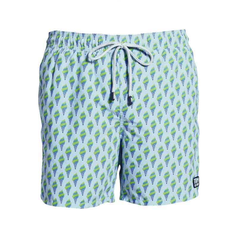 Tom & Teddy Ice Cream Lime & Navy アイスクリーム・ライム＆ネイビー トム & テディー メンズ サイズ オーストラリアンスイムウェア 水着 男性用 サーフパンツ ハーフパンツ 海水浴 プール 海パン 生活用品