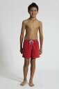 Tom & Teddy Solid Tomato Red ソリッド・トマトレッド トム & テディー キッズ サイズ オーストラリアンスイムウェア 水着 男児用 サーフパンツ ハーフパンツ 男の子 海水浴 プール 海パン 生活用品