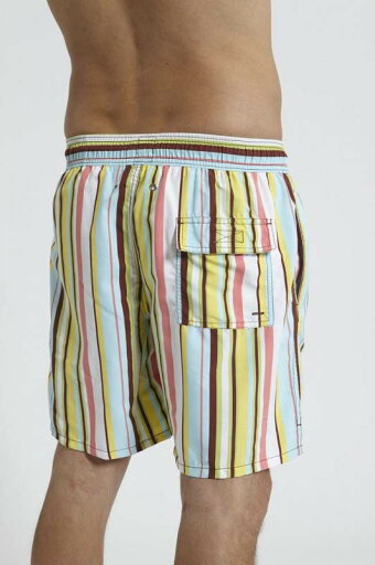 Tom & Teddy Stripe Multi ストライプ・マルチ トム & テディー メンズ サイズ オーストラリアンスイムウェア 水着 男性用 サーフパンツ ハーフパンツ 海水浴 プール 海パン 生活用品