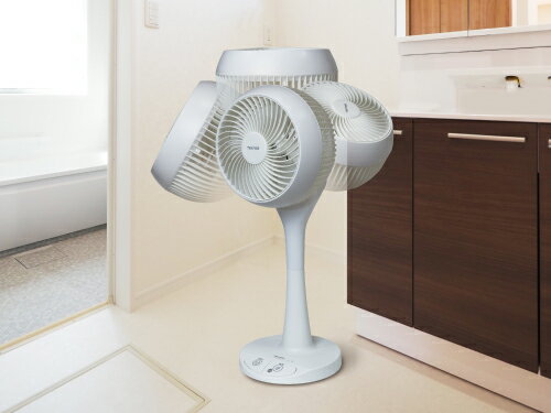 【送料無料】【テクノス】リビングサーキュレーター 18cm 3枚羽根 360° 3D首振り KIS-5180 おすすめ おしゃれ 安い 静か 生活用品