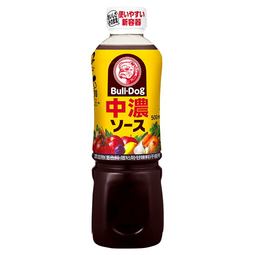 ブルドック 中濃ソース 500ml 1本 ブルドック 中濃ソース 500ml 1本