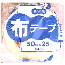【マラソンP2倍】TANOSEE 布テープ 軽梱包用 0.19mm厚 ガムテープ 50mm×25m 1巻