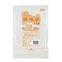 【スーパーSALE10%オフ+P2倍!】 HK10 HD規格袋 No10ヒモ付 18×27 厚0.01 200枚 1袋(3)