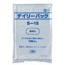 【ケース販売 20個入1ケース】デイリーバック S15紐付 300×400×0.03厚 100枚 1pc(3)