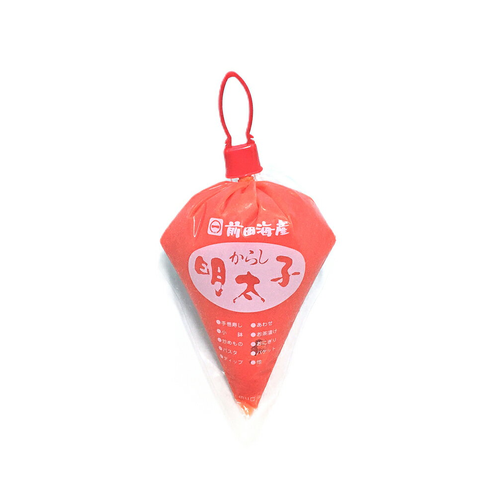 【エントリーでポイント12倍確定】【ケース販売 10個入1ケース】前田海産 辛子バラコチューブ 500g 1pc