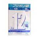 【ケース販売 50個入1ケース】フジポリ 規格袋 12号紐付 0.03厚 1pc