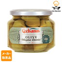 【メーカー取寄品】 モンテ物産 チェルサヌス グリーンオリーブ・ジャイアント 360g 瓶×6個入1ケース オリーブ