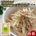 【スーパーSALE10%オフ+P2倍!】 QPのサラダ 焙煎胡麻ごぼうサラダ 1kg 6袋