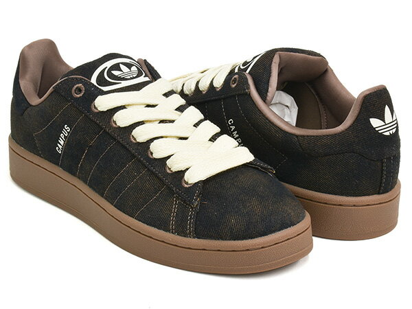 Rakuten - 【6/11 1:59まで★楽天スーパーSALE】adidas CAMPUS 00S W【アディダス キャンパス ノーティーズ ウィメンズ】【2000S NOUGHTIES Y2K ファット ST スケート シューズ スニーカー レディース ブラウン デニム】SUPCOL / EARSTR / CREWHT