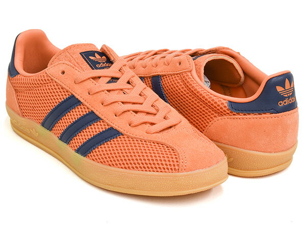 乐天商城 - adidas GAZELLE INDOOR PRO【アディダス ガッツレー インドア プロ ガゼル】【テラス ファッション インドア トレーニング トレーナー カジュアル メンズ ウィメンズ レディース オレンジ ネイビー】DUOR / NINDIG / GUM1