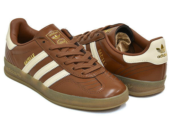 adidas GAZELLE INDOOR【アディダス ガッツレー インドア ガゼル】【テラス ファッション トレーニング トレーナー カジュアル メンズ ウィメンズ レディース ブラウン ホワイト】PREBRN / WONWHI / GUM5