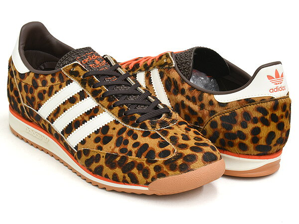 樂天商城 - 【6/11 1:59まで★楽天スーパーSALE】adidas SL 72 OG W【アディダス エスエル セブンティーツー オージー ウィメンズ】【レトロ ランニング カジュアル レディース アニマル チーター レパード ヒョウ柄】DBRWON / OWHITE / SEMIMOR