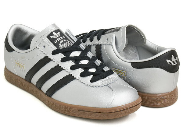 Rakuten - adidas STADT【アディダス シュタット】【シティ・シリーズ テラス ファッション】【インドア トレーニング トレーナー カジュアル メンズ ウィメンズ レディース シルバー ガム】SILVMT / CBLACK / GUM5