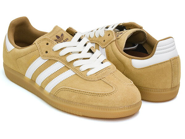 Rakuten - 【6/11 1:59まで★楽天スーパーSALE】adidas Skateboarding SAMBA ADV【アディダス スケートボーディング サンバ エーディーブイ】【アドバンス スケートボード シューズ スケシュー ベージュ ホワイト】CARDBO / FTWWHT / GUM4
