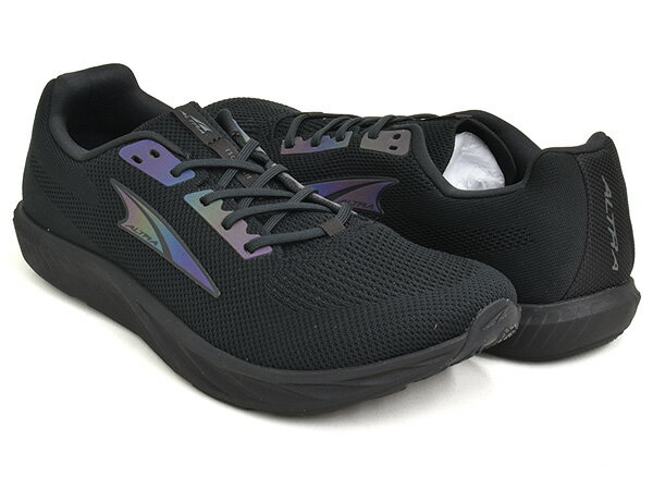 【2026 SS 新作】 ALTRA M ESCALANTE 4【アルトラ メンズ エスカランテ 4】【ロード ランニング ウォーキング シューズ スニーカー ゼロドロップ フットシェイプ ブラック】BLACK / IRIDESCENT