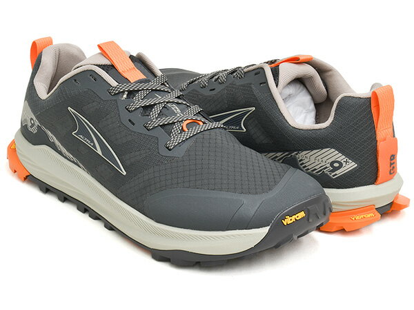【2026 SS 新作】 ALTRA M LONE PEAK 9+【アルトラ メンズ ローンピーク 9 プラス】【トレイル ランニング ハイキング シューズ スニーカー ゼロドロップ フットシェイプ ダークシャドウ グレー】DARK SHADOW