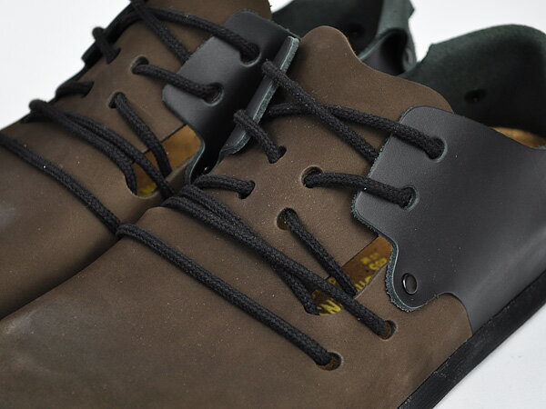 BIRKENSTOCK MontanaMOCCA / BLACK - NUBUCK LEATHER / SMOOTH LEATHER