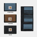 【6/11 1:59まで★楽天スーパーSALE】CARHARTT WIP ALEC WALLET【カーハート ダブリューアイピー アレック ウォレット】【財布 ワーク イン プログレス メンズ レディース 男性 女性 ブルー ブラウン ブラック】3 COLORS