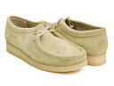 【決算セール 3/31 23:59まで】Clarks WOMENS WALLABEE【クラークス ウィメンズ ワラビー】【カジュアル シューズ 革靴 レディース 婦人 女性 メープル ベージュ スウェード スエード】MAPLE SUEDE (WIDTH:D)