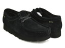 【決算セール 3/31 23:59まで】Clarks WOMENS WALLABEE GTX【クラークス ウィメンズ ワラビー ジーティーエックス】【ゴアテックス GORE-TEX 防水】【シューズ 革靴 レディース ブラック 黒 スウェード スエード】BLACK SUEDE (WIDTH:D)