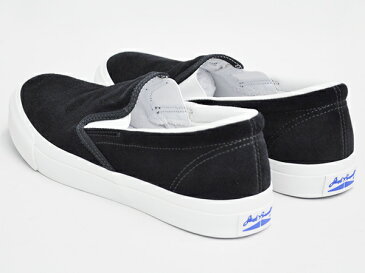 CONVERSE JACK PURCELL SUEDE SLIP-ON RH【コンバース ジャックパーセル スエード スウェード スリッポン リアクト HD】DARK NAVY (1SC347)