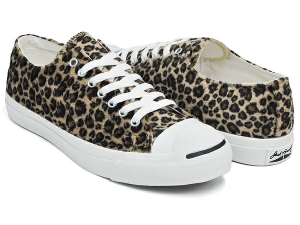 CONVERSE JACK PURCELL LEOPARDFUR【コンバース ジャックパーセル レパードファー 豹 ヒョウ】BROWN (1CK973)