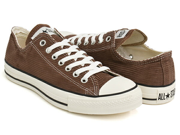 CONVERSE ALL STAR WASHEDCORDUROY OX【コンバース オールスター オックス】【ウォッシュド コーデュロイ モカ ブラウン】MOCHA BROWN (1SC634)