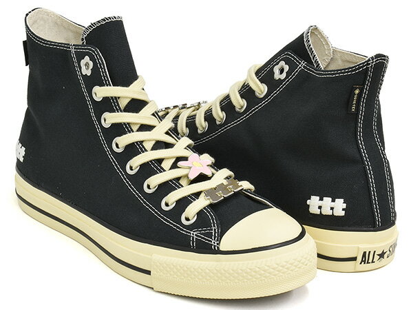 【5/20 23:59まで★75時間限定セール】CONVERSE ALL STAR (R) TTT MSW GORE-TEX HI【コンバース オールスター アール ハイ】【ティー ゴアテックス GTX 防水 防水透湿素材】【リアクト リサイクル リファイン サステナブル ブラック】BLACK