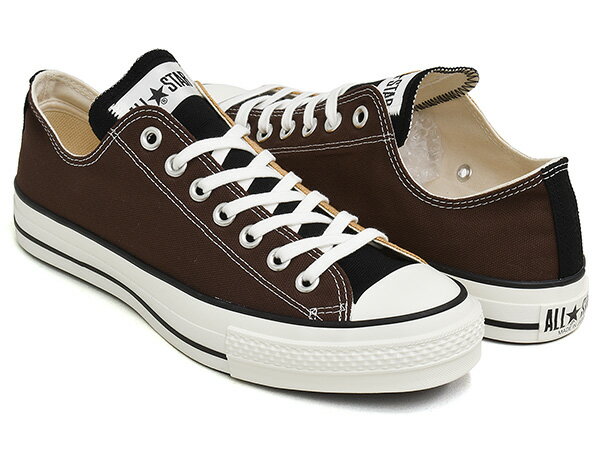 【楽天スーパーSALE★12/11 1:59まで】CONVERSE CANVAS ALL STAR J OX【コンバース キャンバス オールスター ジェー オックス】【メイド イン ジャパン 日本製 国産 MADE IN JAPAN ダークブラウン ブラック ブラウン】DARK BROWN / BLACK / BROWN