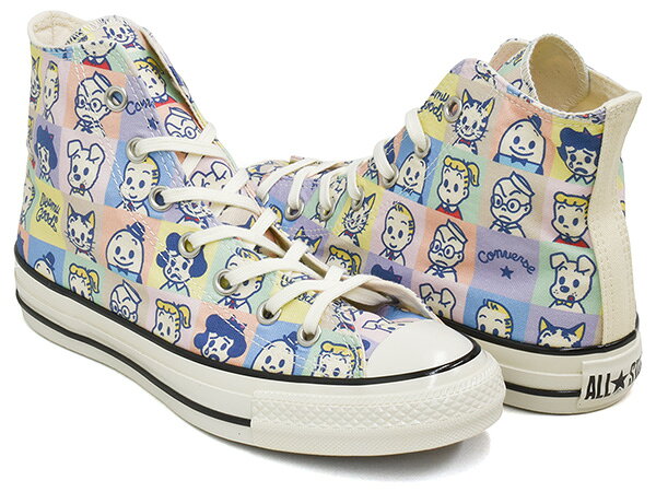 Rakuten - 【6/11 1:59まで★楽天スーパーSALE】CONVERSE ALL STAR AGED PT HI / OSAMU GOODS【コンバース オールスター エイジド ハイ】【オサムグッズ 原田治 パターン マルチ】MULTI (1SE930)